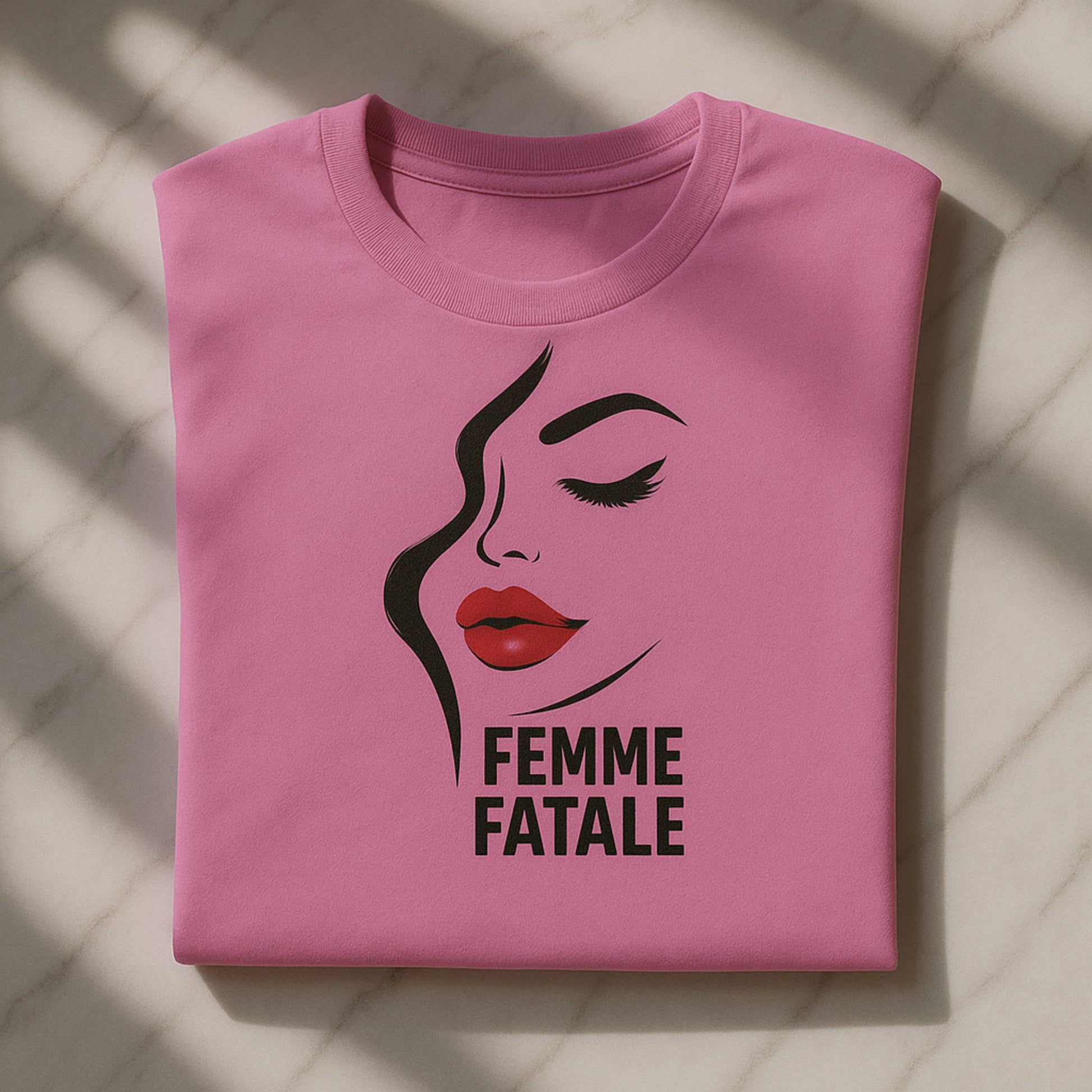Koszulka Femme Fatale – Czerwień i Charakter