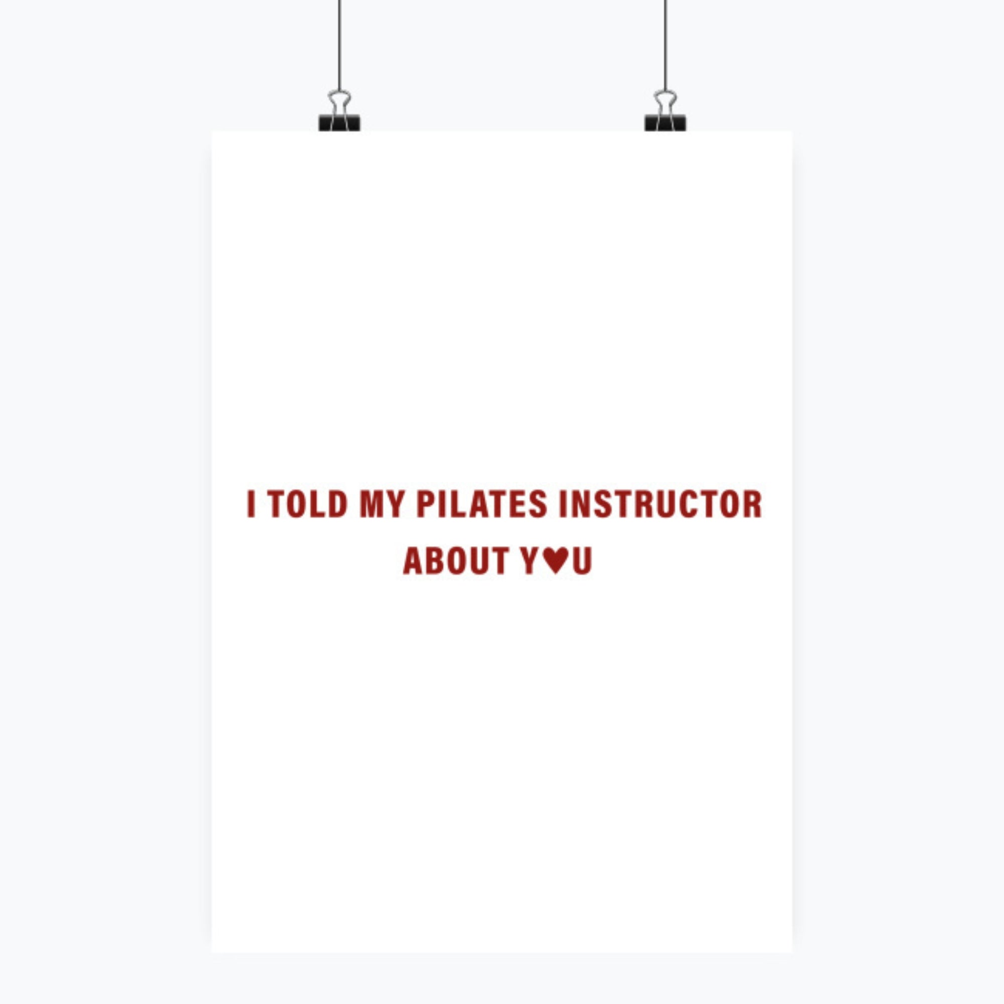 Plakat About You ❤️‍🔥🧘‍♀️