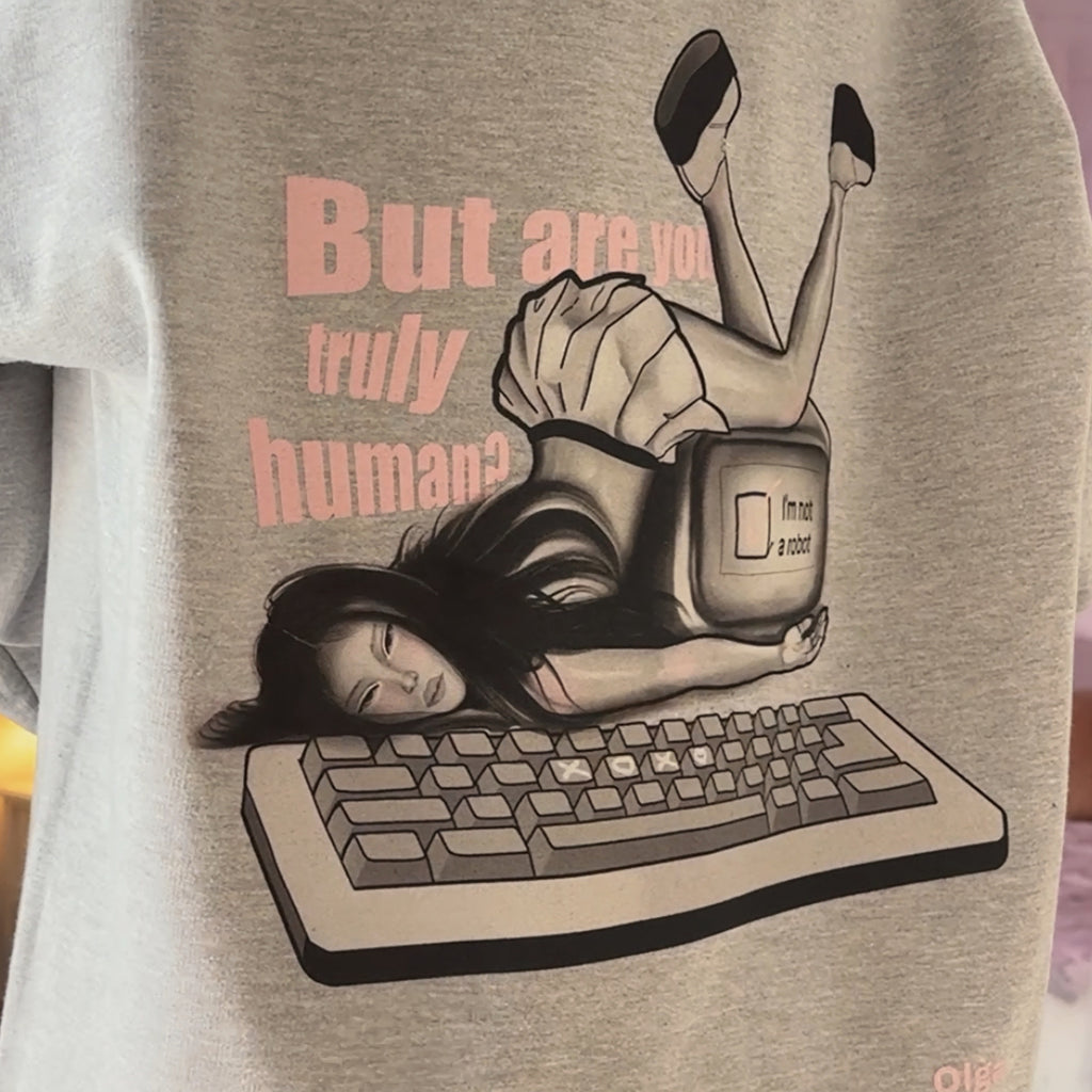 Pullover Truly Human - Premium Cotton