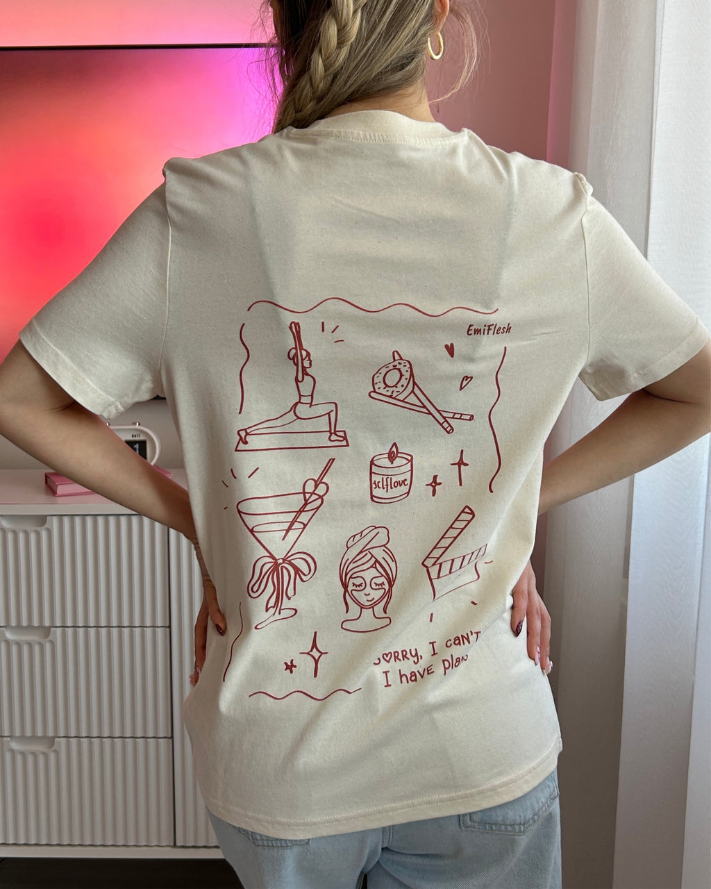 T-Shirt Sorry, I Can’t. I Have Plans.🧘‍♀️