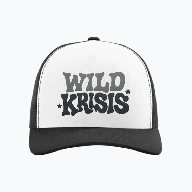 Czapka Czarna Trucker z daszkiem