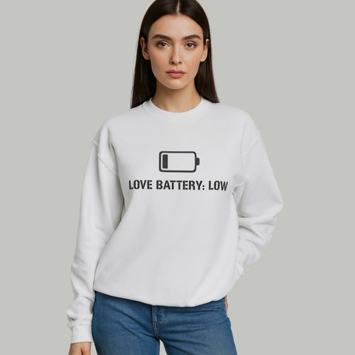 Bluza Love Battery: Low – Logo Czarne