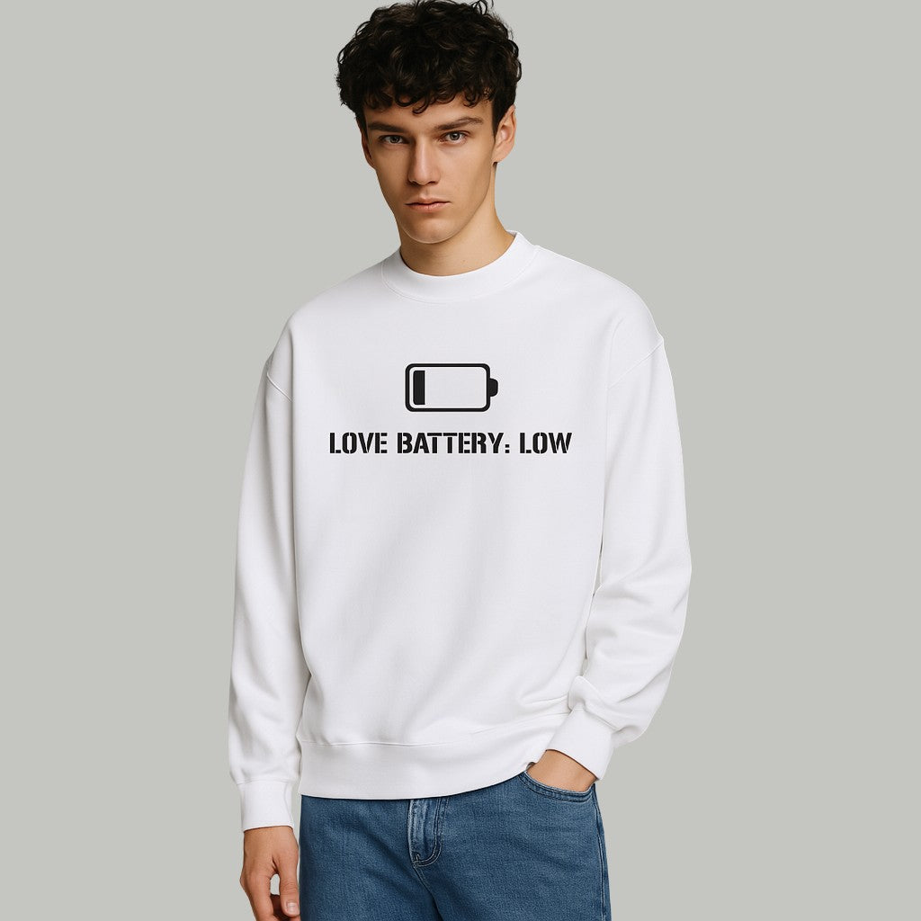 Bluza Love Battery: Low – Logo Czarne