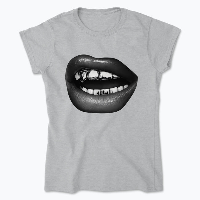 Koszulka Diamond Lips – Usta z Grillzami