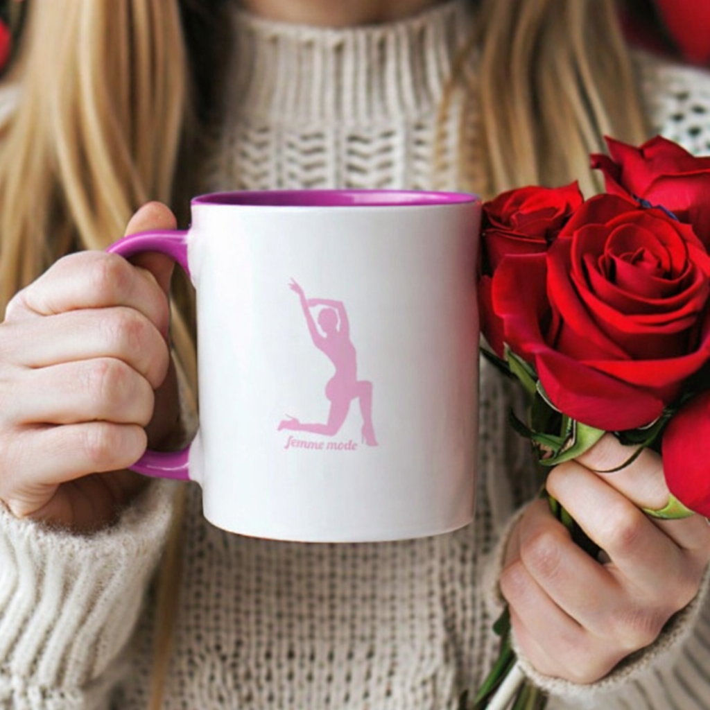 Kubek High Heels Pink