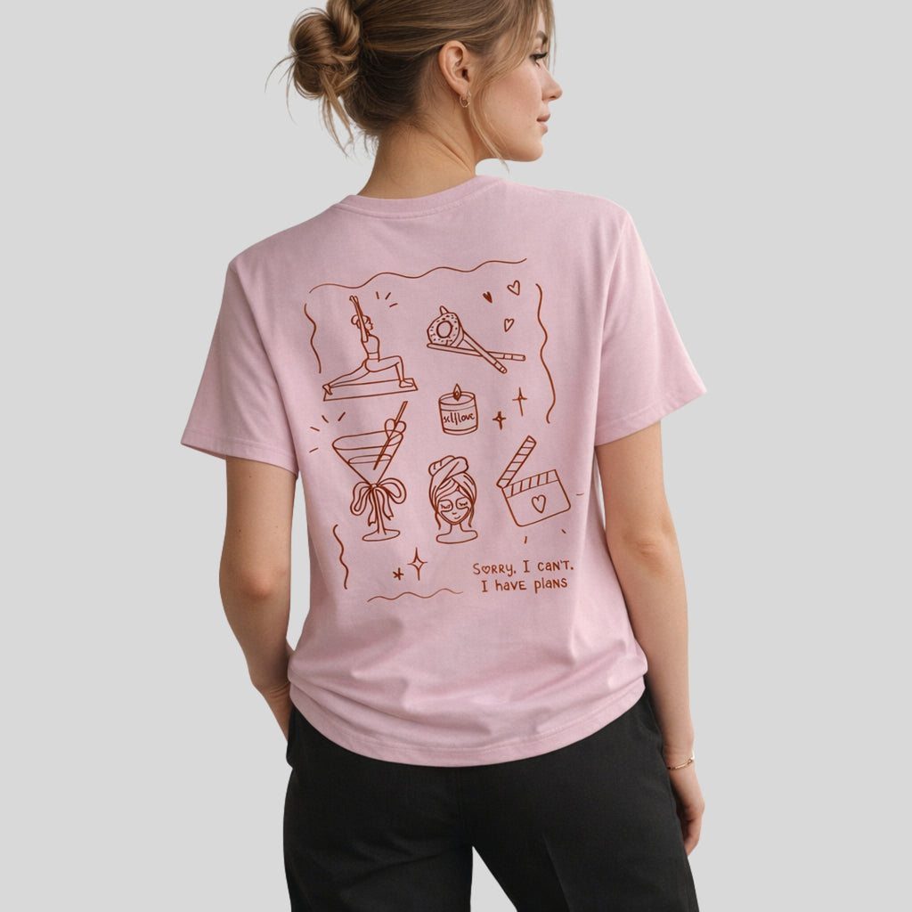 Koszulka Sorry, I Can’t. I Have Plans.🧘‍♀️