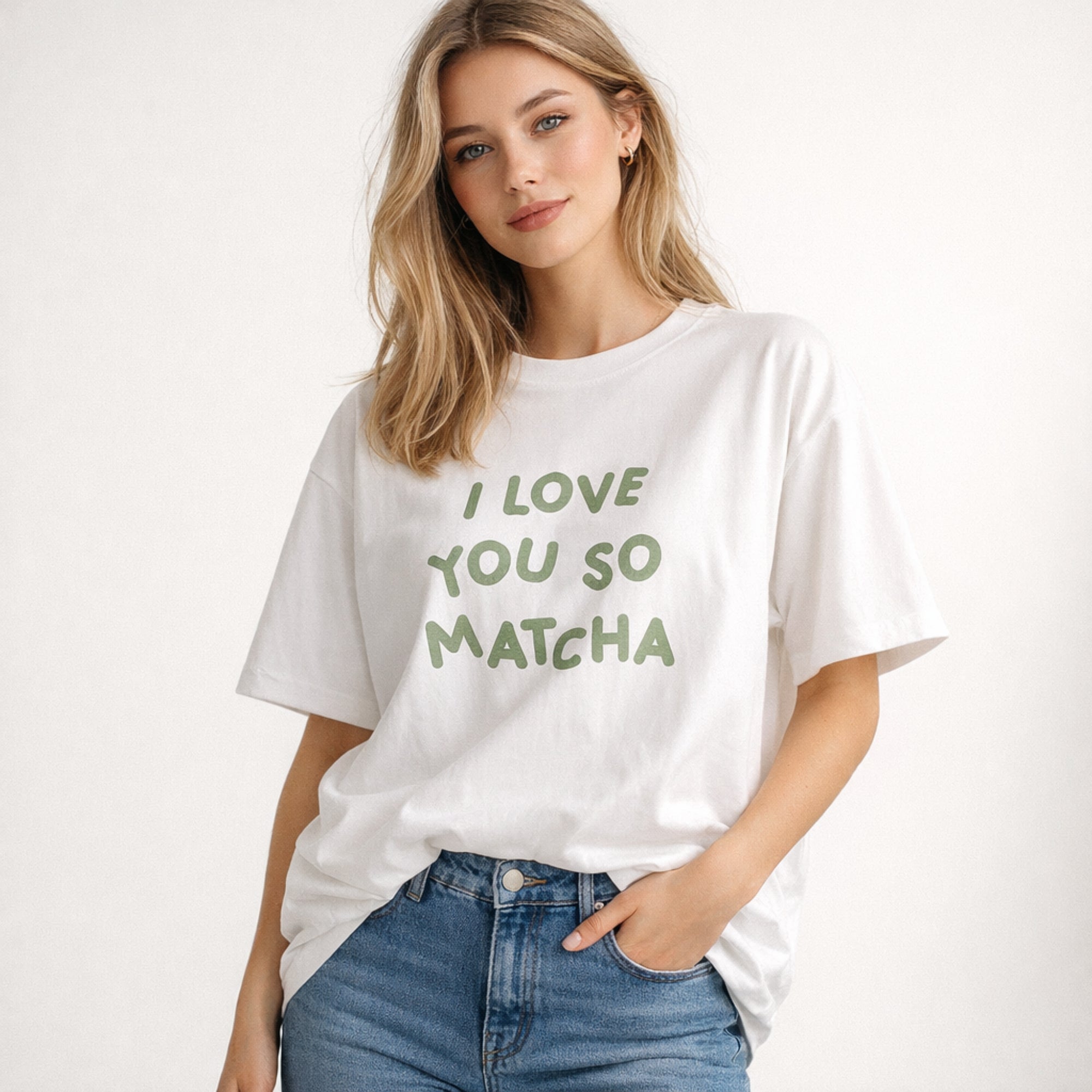 Koszulka 💚 I Love You So Matcha