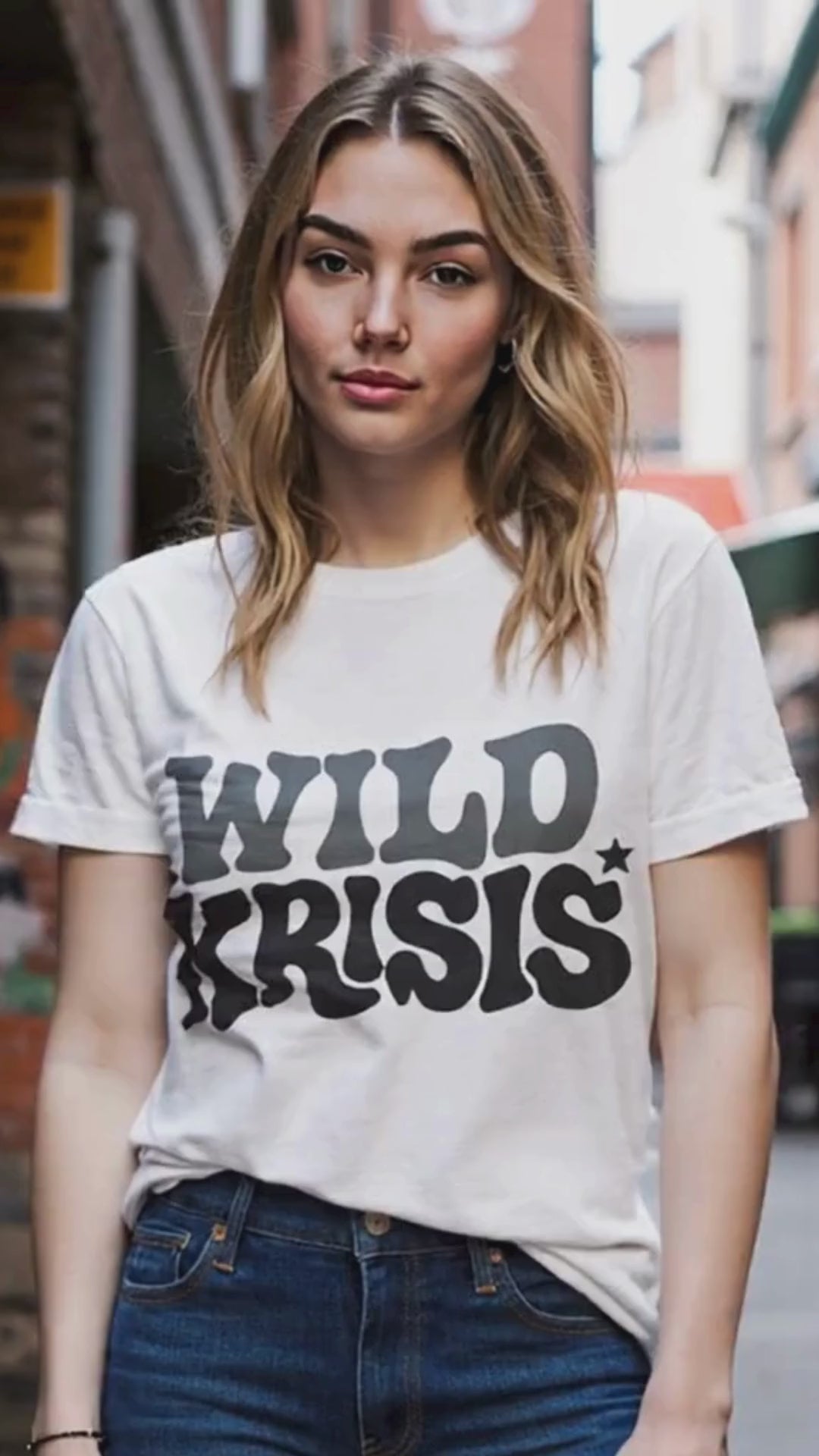 Koszulka Biała Wild Krisis