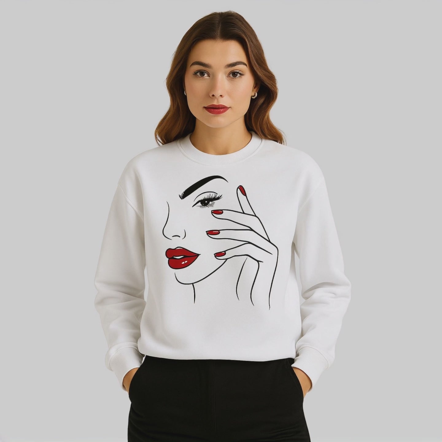 Bluza Graphic Beauty – Czerwień i Styl